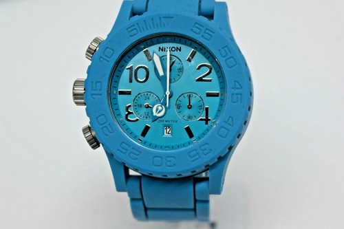 New nixon blue rubber - new,