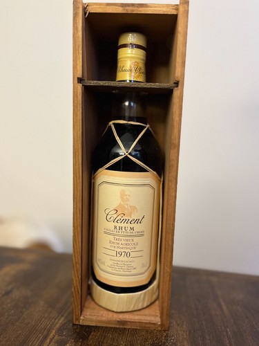 Bouteille rhum clement de - de,