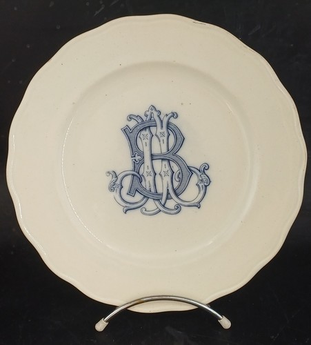 Assiette faïence blanche - , de