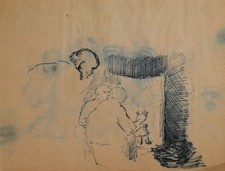 Ancien dessin à l'encre