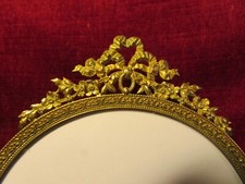 CADRE PORTE-PHOTO rond BRONZE