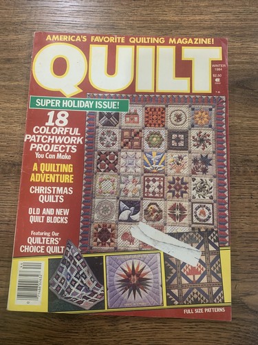Quilt magazine winter 1984 - quilt,