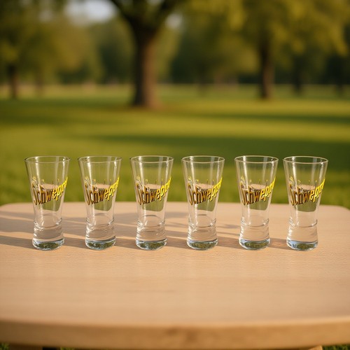 Schweppes lot 6 verres - -, de