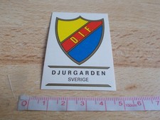 Image PANINI  FOOTBALL CLUBS 1975 - DJURGARDEN - SVERIGE - N°286