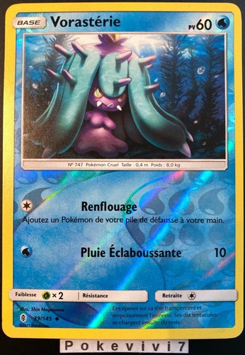 Carte pokemon vorasterie - carte,
