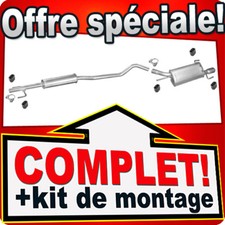 Échappement pour OPEL TIGRA TWINTOP 1.4 / CORSA C 1.2 1.4 Twinport Silencieux