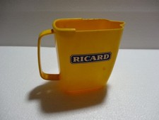 BROC CARAFE RICARD Jaune Vintage PLASTIQUE ⚠️ COL ABIMÉ ⚠️