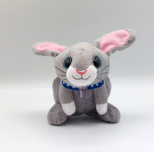 Peluche doudou lapin gris