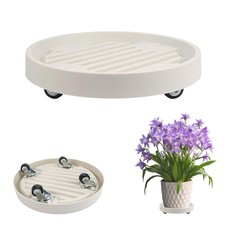 Rond Porte Plante a Roulettes