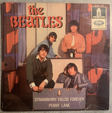 LES BEATLES: STRAWBERRY FIELDS FOREVER / PENNY LANE (45 T 4 titres, Odeon, 1967)