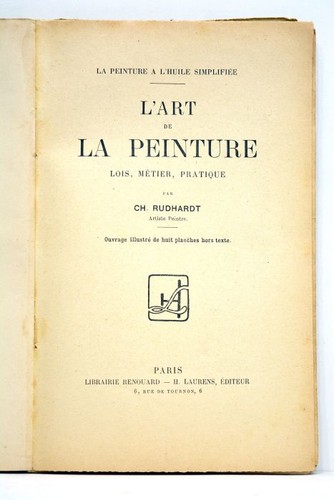Livre ancien rudhardt art - livre,