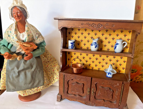 Santon jouglas cuisinière - santon,