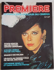 Magazine Cinéma PREMIÈRE N°1 - SYLVIA KRISTEL (Été 1976) - TRÈS RARE