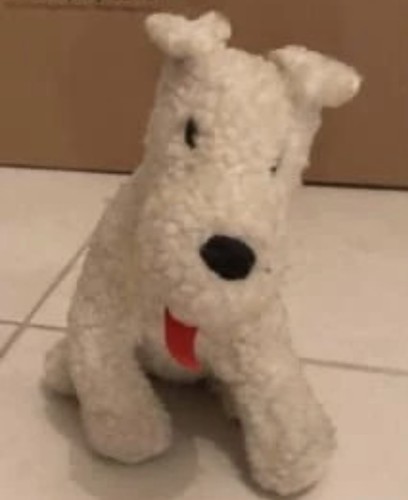 Peluche chien milou tintin - peluche,