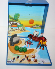 PLAYMOBIL 4331 MICRO MONDE PIRATES MAGNETIQUE COFFRET COMPLET