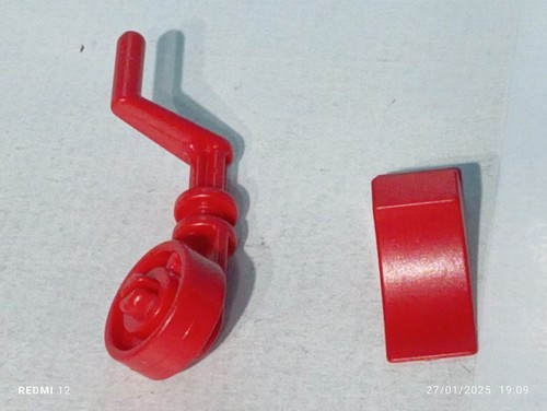 Playmobil essieu roue rouge - playmobil,