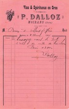 39 MOIRANS negociant DALLOZ P