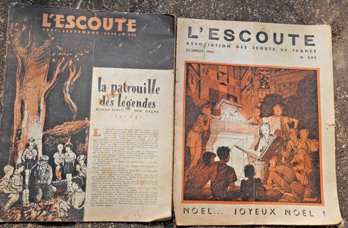 Lot revues scout ancienne - lot,