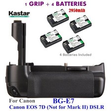 BG-E7 Grip + 4x LPE6 Battery