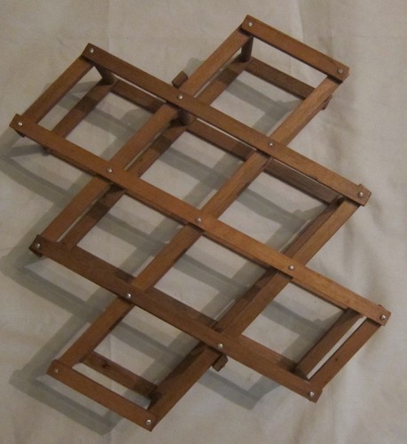 Vintage wine bottle rack - bottle, rack.