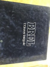 Jacques Brel coffret  disques vinyles l oeuvre integrale