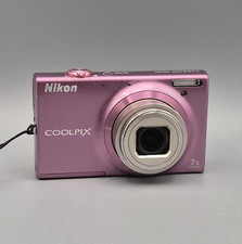Nikon CoolPix S6150 16,0MP Digital Camera Pink Touchscreen 7x, 64GB SD, READ