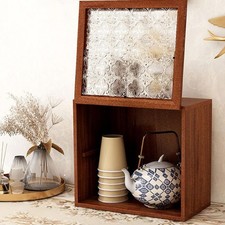 Vitrine de bureau en bois