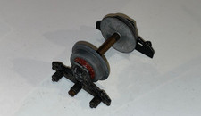 BLZ essieu avec roues en zamac et ses flancs pour wagon de marchandises en 0