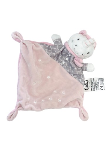 Doudou plat licorne - , gris