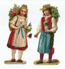 DÉCOUPIS ANCIENS GAUFRÉS