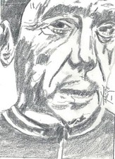  Portrait original de Eddy MERCKX au crayon