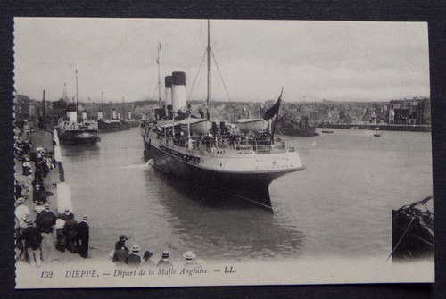 D102b cpa dieppe départ de - d102b),