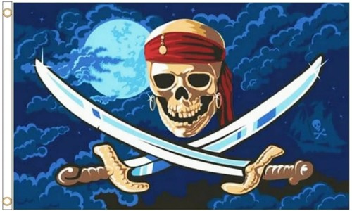 Crâne pirate sous - crâne,