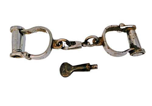 Ancienne clé serrure chaîne
