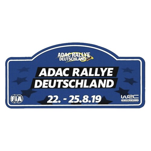 Autocollant plaque fia wrc - fia,
