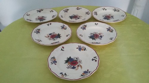 Anciennes assiettes creuses - 6,