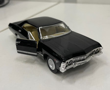 1967 Chevrolet Impala Noir Kinsmart Voiture Jouet Modèle 1/43 Echelle Ouvert