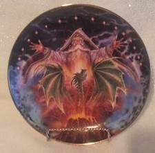 Royal Doulton Myles Pinkney Franklin Mint DRAGON RISING, Fine Bone China Plate