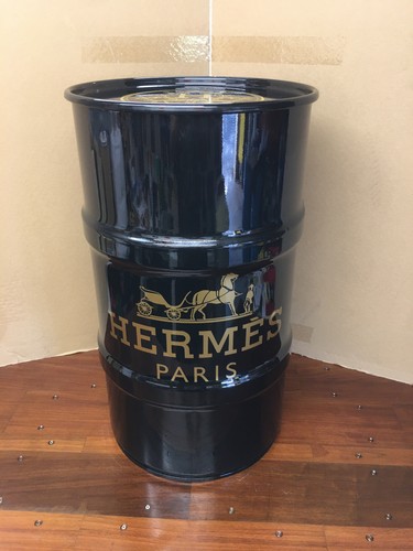 Baril déco hermes métal - baril,