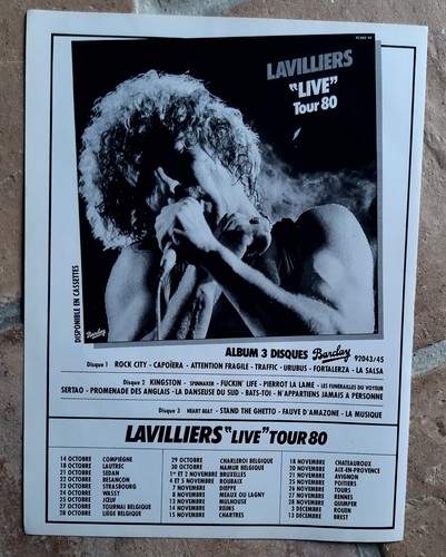 Publicité advert concert