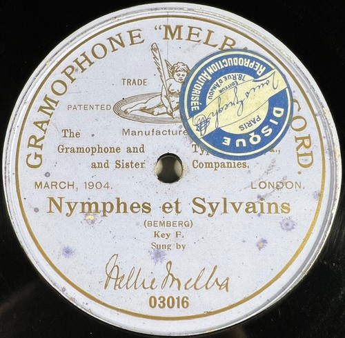 Nellie melba nymphes et - nymphes,