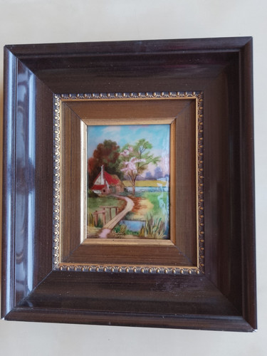 Tableau émaux limoges - tableau,