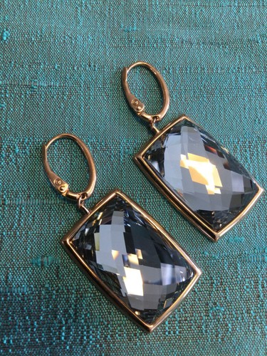 Signed swarovski rose gold - rose,