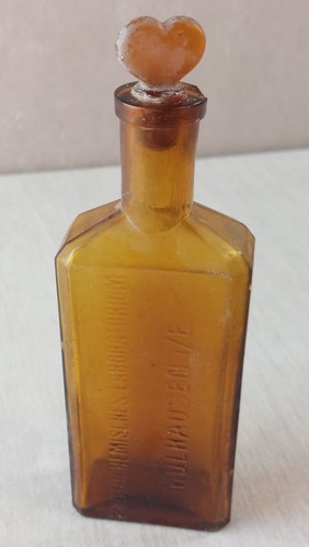 Ancienne bouteille flacon - /,
