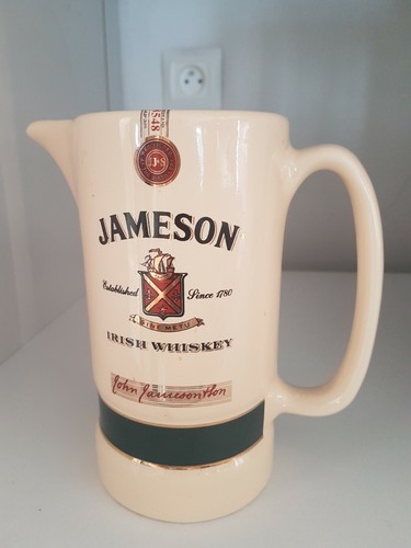 Pichet faïence whisky jameson - pichet,