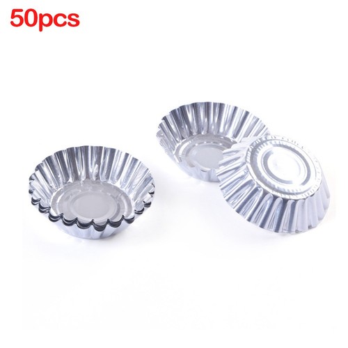 50pcs egg tart - 50pcs, aluminium