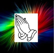 RELIGIOUS PRAYING HANDS AIRBRUSH, PAINTING, ART, TEMPLATE STENCIL 