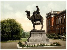 Chatham. New Brompton. The Gordon Memorial.  P.Z. vintage photochromie, England