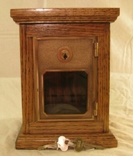 Bank made from an antique Post