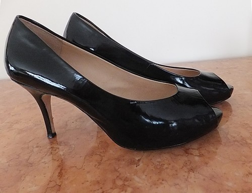 Escarpins cuir verni - escarpins, en